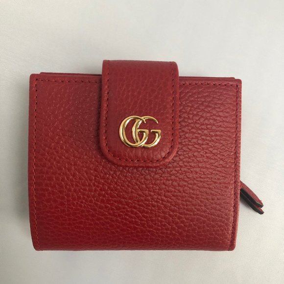 Gucci GG French Wallet in Red NEW IN BOX - Picture 1 of 11